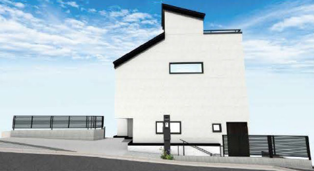 【デザイナース新築分譲住宅 南生田2期】外観イメージパース