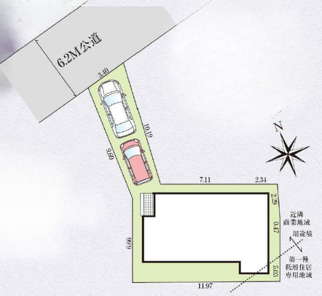 【グラファーレ府中市紅葉丘5期】区画図