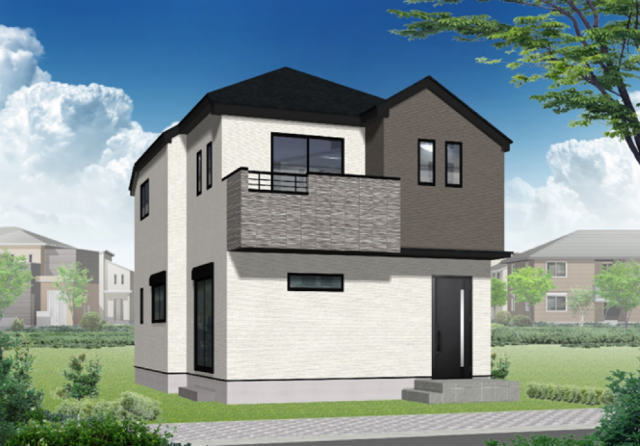 【新築一戸建2棟|町田市第4南大谷】外観パース2