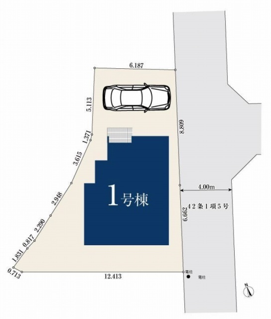 【ミラスモ川崎市麻生区多摩美209①】区画図