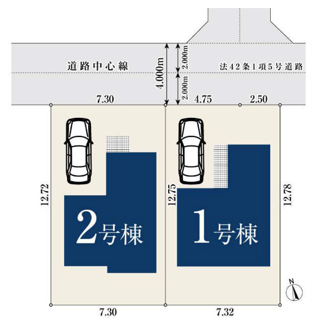 【ミラスモ深大寺元町123②】区画図