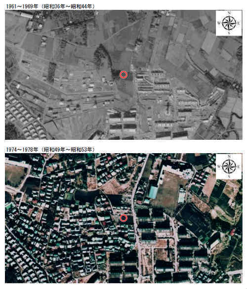 クレイドルガーデン町田市高ヶ坂 第21 新築一戸建て7棟：土地の履歴：古地図・過去の航空写真 (2).jpg