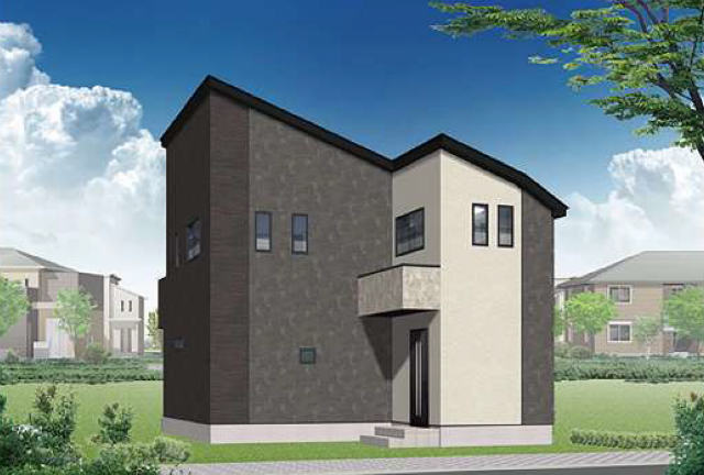 【新築一戸建全4棟|町田市第6大蔵町】外観パース