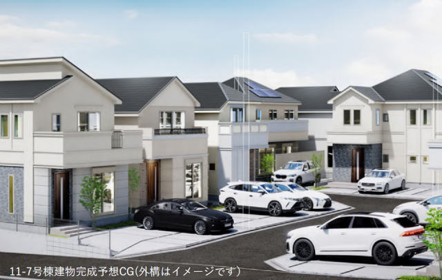 【ラグラス若葉台3 外観パース２