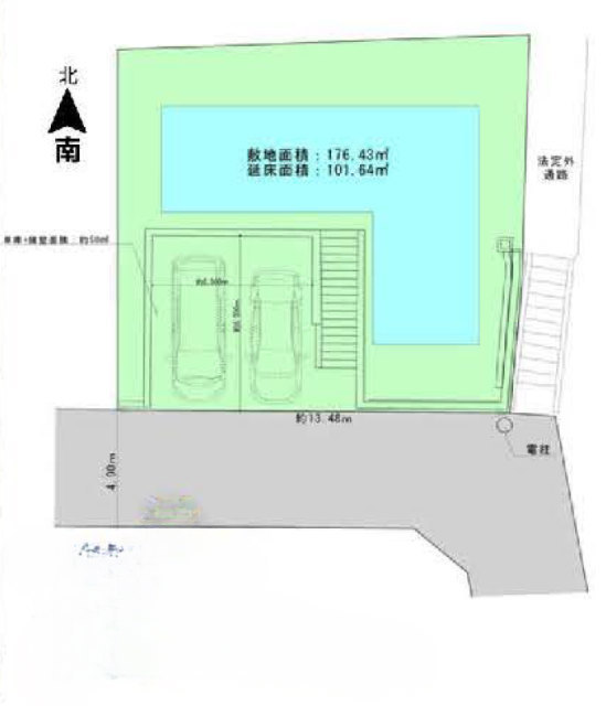 【デザイナーズハウス多摩区南生田】区画図