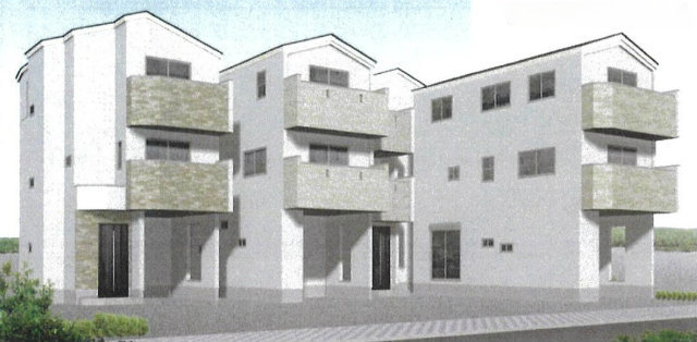 【ミラスモシリーズ川崎市中原区苅宿046④】外観パース