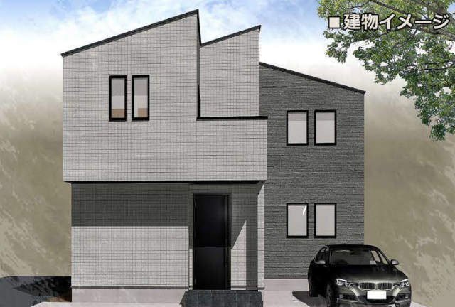 【新築一戸建|三鷹市井口4丁目】外観パース