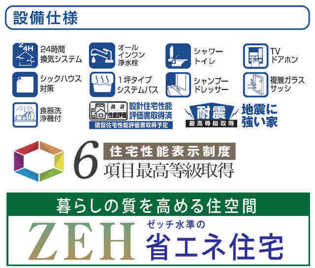 【ハートフルタウン三鷹市北野4丁目115番】住宅性能評価