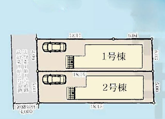 【リーブルガーデン.Ｓ府中市栄町第4】区画図