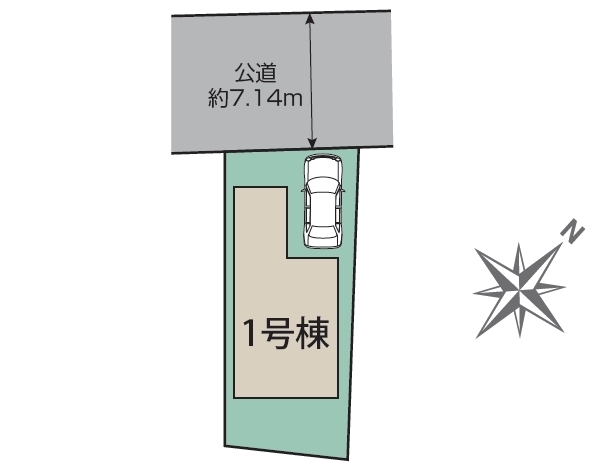 【ブルーミングガーデン是政2丁目】区画図