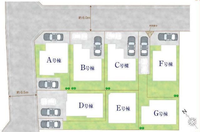 【ハートフルタウン府中市住吉町3丁目】区画図