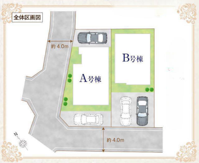 【ハートフルタウン富士見町3丁目】区画図
