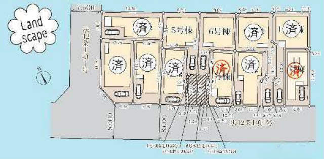 【リーブルガーデン.Ｓ白糸台1期】区画図
