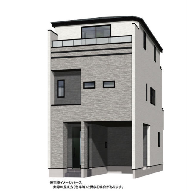 【ハートフルタウン三鷹市下連雀Ⅱ期】外観パース