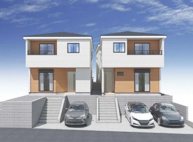 【ニュービルドシリーズ恩田町1期】外観パース１