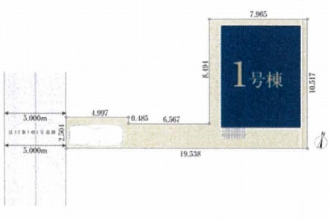 【ミラスモ川崎市宮前区有馬114①】区画図