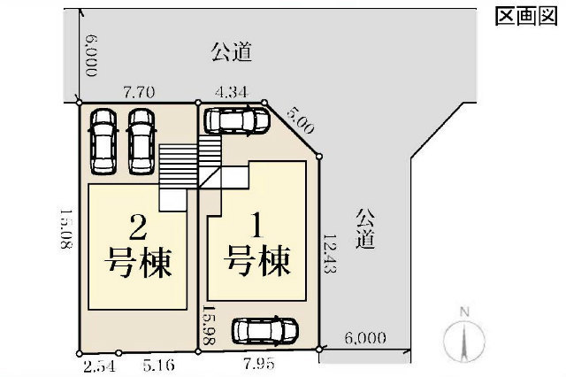 【リーブルガーデン町田市成瀬台4丁目】区画図