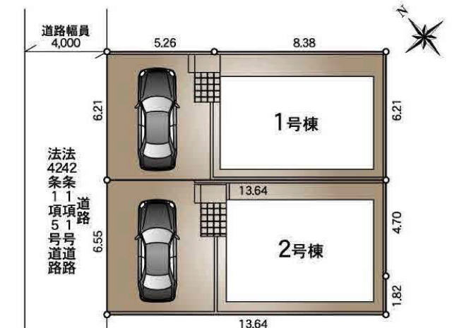 【クレイドルガーデン深大寺東町第15】区画図