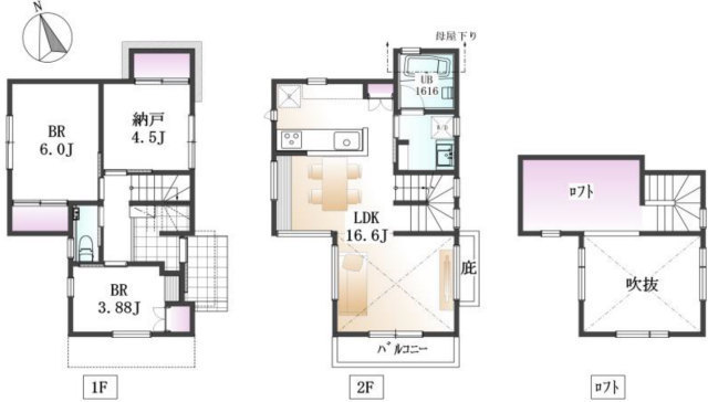 【NewStyle読売ランド｜新築一戸建】間取り図