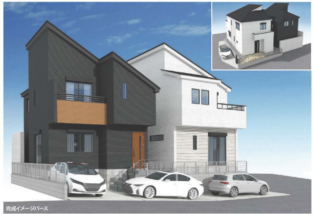 【ニュービルドシリーズ大曽根台3期】外観パース