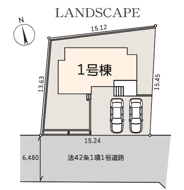 【リーブルガーデン.Ｓ青葉区奈良町】区画図