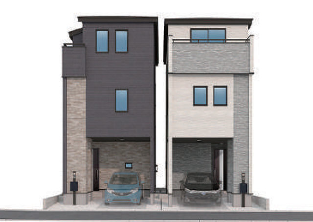 【ハートフルタウン上平間】外観パース