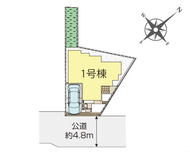 【ブルーミングガーデン菊野台3丁目】区画図