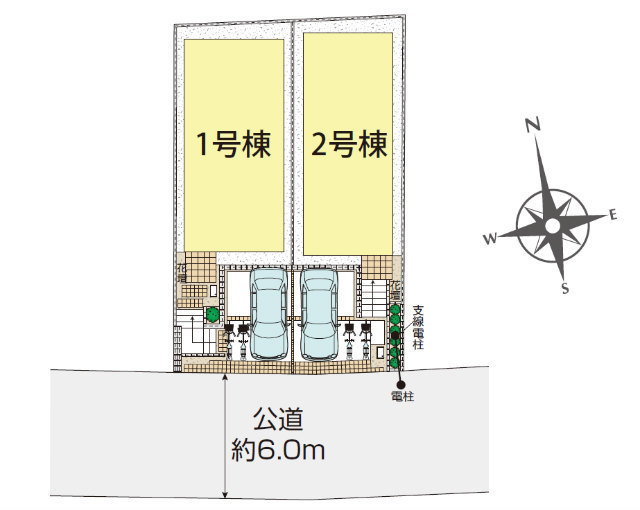 【ブルーミングガーデン小柳町5丁目】区画図