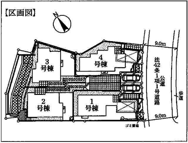 【フォレストタウン生田～多摩区栗谷】区画図