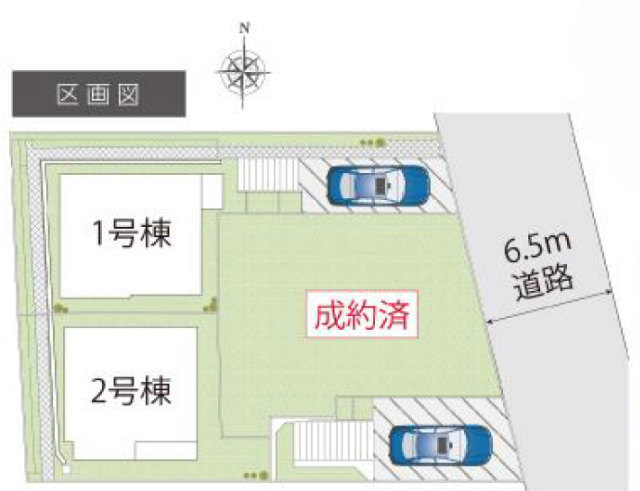 【ユーフォーリア 青葉区藤が丘1丁目】区画図