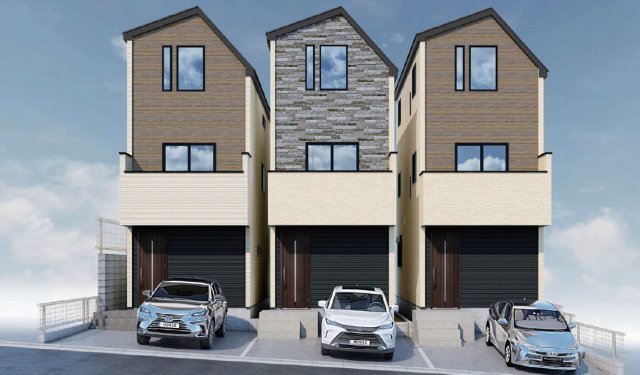 【KEIAI STYLE 高津区梶ヶ谷4期】外観パース