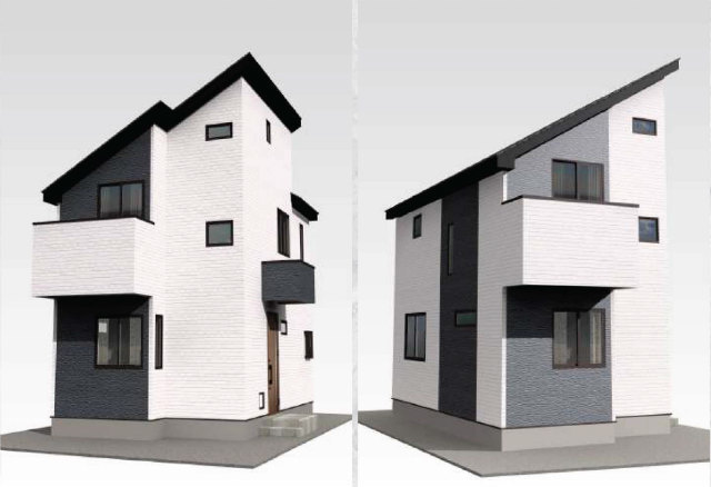 【新築一戸建｜北山田～TakueiHome】外観パース