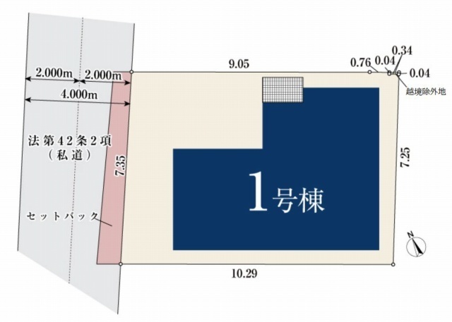【ミラスモ杉並区宮前202②】区画図