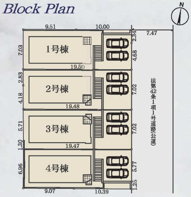 【FIT-ACE 川崎市南生田2期】区画図