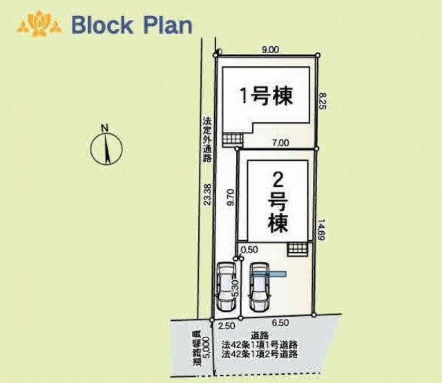 【クレイドルガーデン深大寺北町第7】区画図