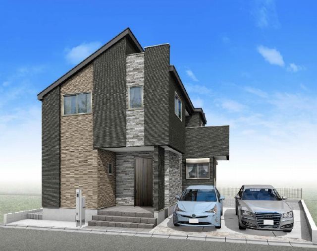 【新築一戸建｜都筑区荏田南3丁目2期】外観パース