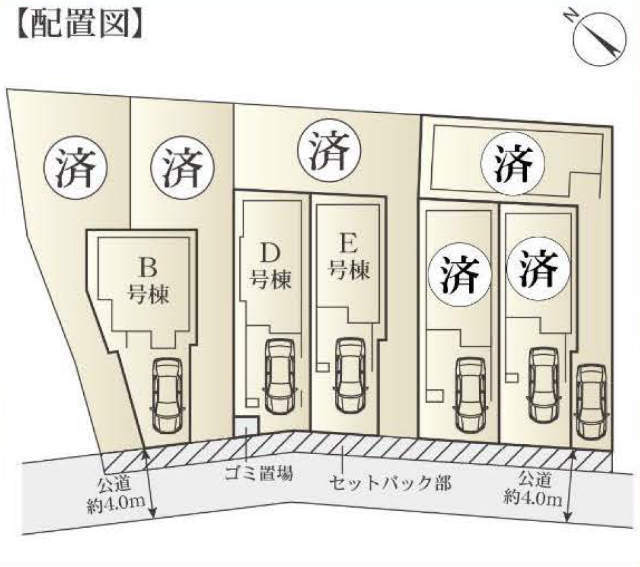 【新築一戸建全9棟｜多摩区長尾二丁目】区画図