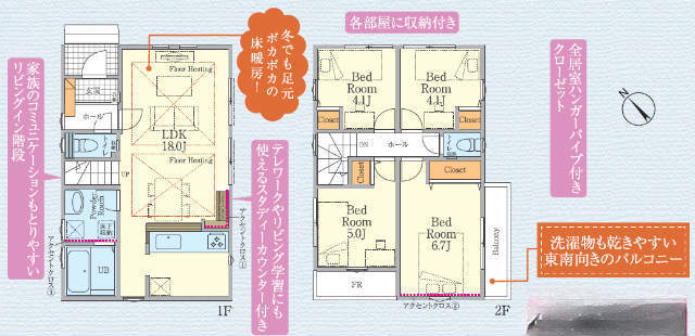 【FiT金森1期】間取図