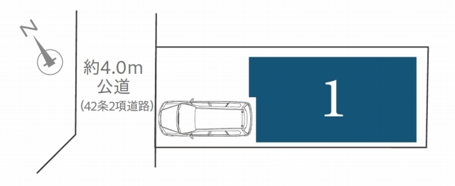 【プラスエーハウス初山2丁目】区画図