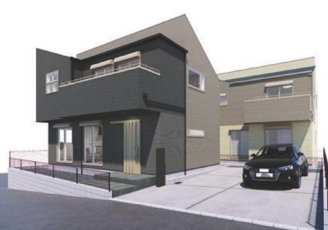 【AQ TERRACE 青葉区奈良町】外観パース