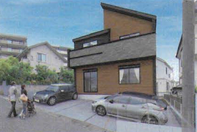 【新築一戸建全1棟 川崎市麻生区高石5丁目】外観イメージパース