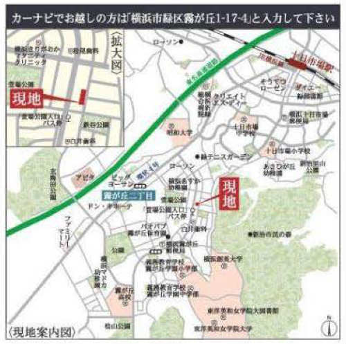ブルーミングガーデン霧が丘1丁目 十日市場 新築一戸建て 5棟:地図.jpg