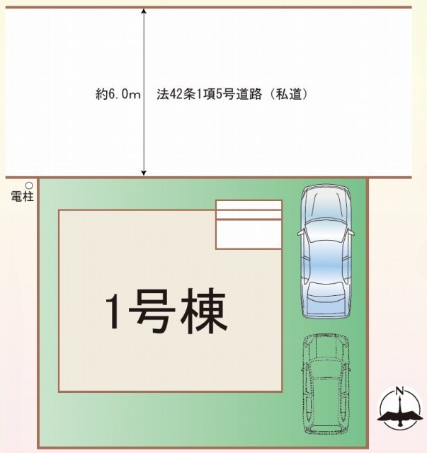 【ハートフルタウン青葉区梅が丘36番】区画図