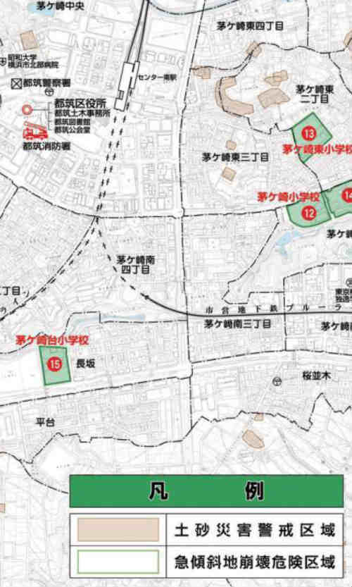 ハートフルタウン平台3番 第2期 センター南駅・都筑ふれあいの丘駅:ハザードマップ(洪水・土砂災害) (3).jpg
