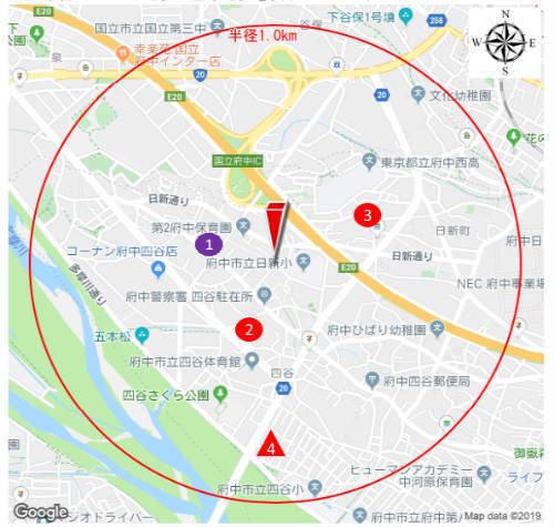 スマートワンシティ中河原2期 Z空調の家 日新町 新築一戸建て：近隣地価・公示価格.jpg