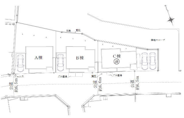 【アイマーレ中山2】区画図