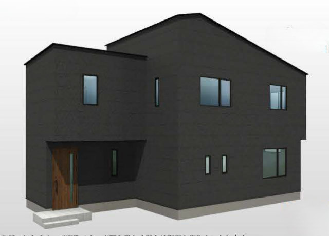 【新築一戸建全2棟｜荏田南3丁目】外観パース
