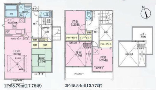 ブルーミングガーデン霧が丘1丁目 十日市場 新築一戸建て 5棟:間取図 (5号棟).jpg