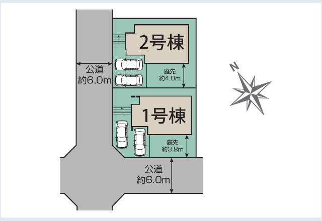 【ブルーミングガーデン鶴川4丁目】区画図