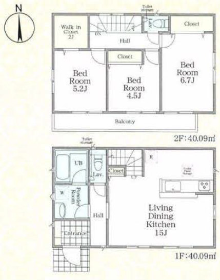 新築一戸建 全18棟｜調布市深大寺北町第3】調布駅バス19分・三鷹駅バス14分 3号棟.jpg